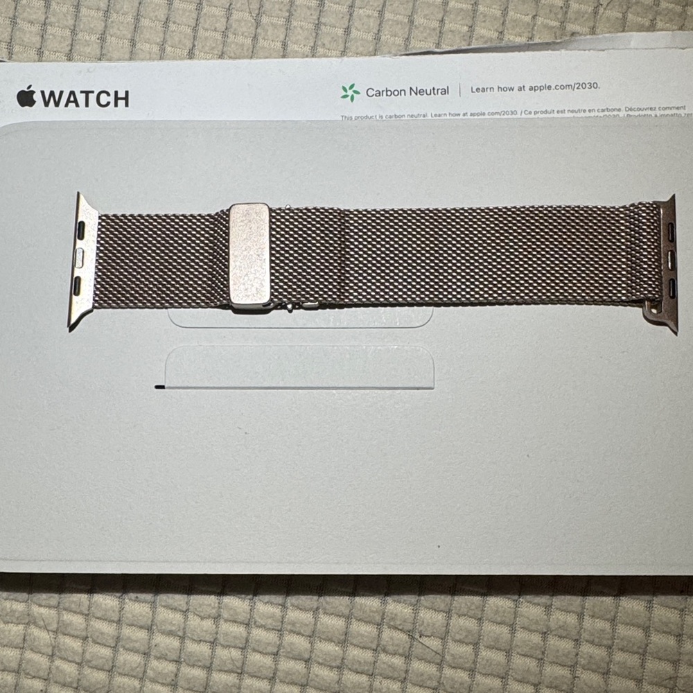 Apple Watch Pink Mesh Strap